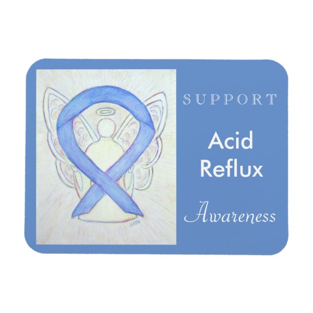 Acid Reflux Awareness Angel Custom Magnet (Horizontal)