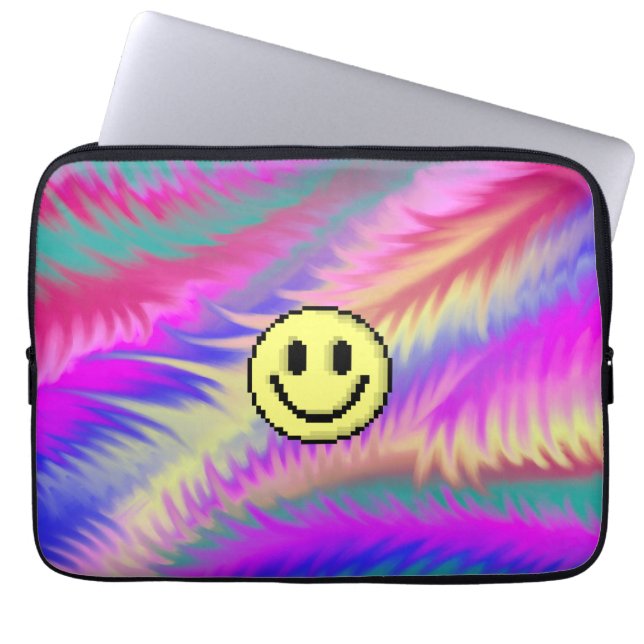 Acid Smile Laptop Cover (Front)