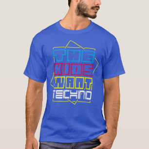 Acid Techno Music Electronic Techno Dance Fan  T-Shirt