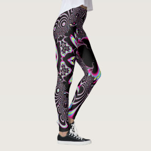 Acid Trip Fractal Leggings