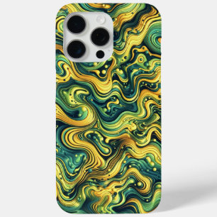 Acid Wave Camo, trippy design, camouflage pattern iPhone 15 Pro Max Case