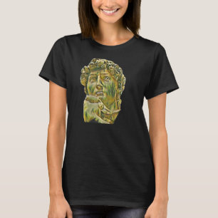 Acient Italy Roman Statue Abstract Teacher  111 T-Shirt
