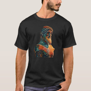 Acient Italy Roman Statue Abstract Teacher 112 T-Shirt