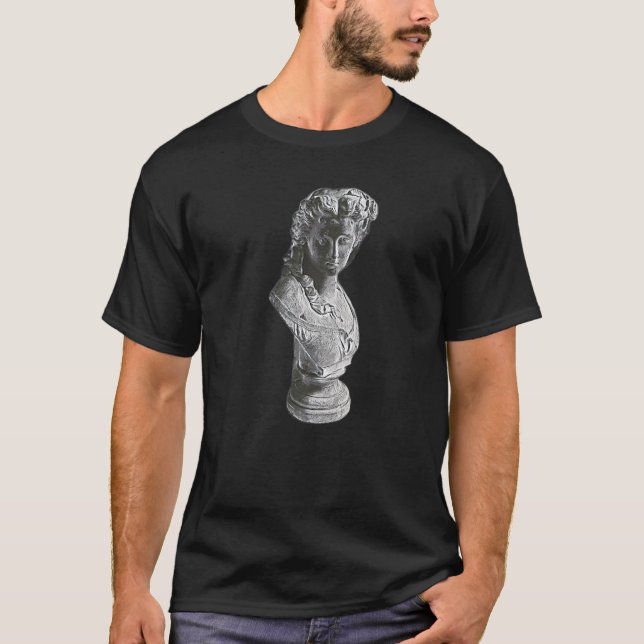 Acient Italy Roman Statue Abstract Teacher  16 T-Shirt (Front)