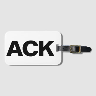 ACK LUGGAGE TAG