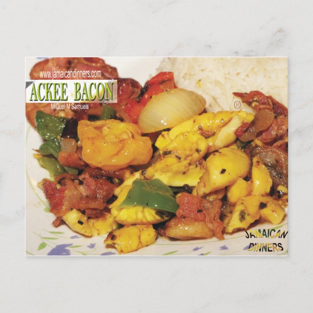 Ackee Bacon Postcard (Front)