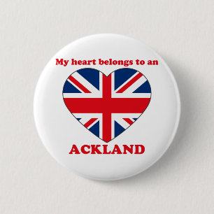 Ackland 6 Cm Round Badge