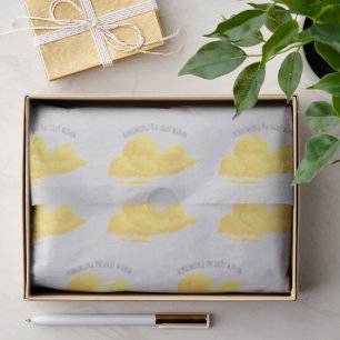 'Acknowledge The Light Within' Calm Motivational Tissue Paper