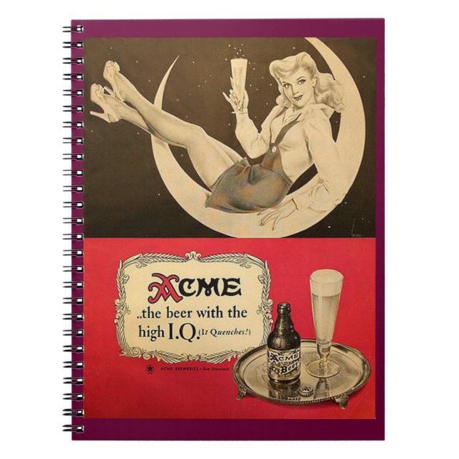 acme beer notebook (Front)