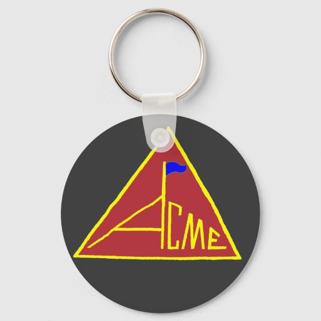 ACME_Flag-Keychain Key Ring (Front)