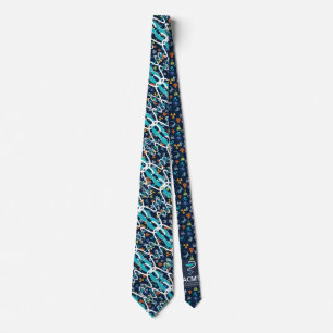 ACMT Abstract Tox Pattern Colour Neck Tie