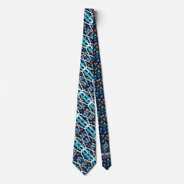 ACMT Abstract Tox Pattern Colour Neck Tie (Front)