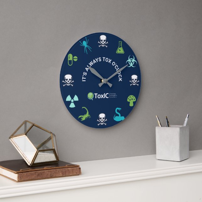 ACMT/ToxIC Tox Clock - Dark Blue Design 2 (Office)