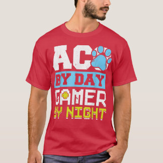 ACO By Day Gamer By Night Animal Control Officer T-Shirt