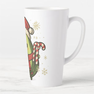 Acocado christmas a Santa hot _ funny holiday Latte Mug