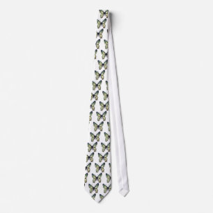 acolorful butterfly tie