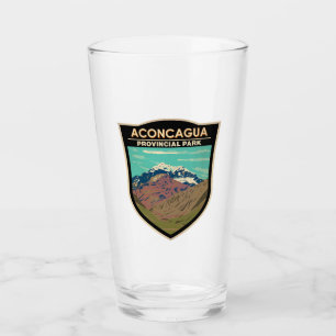 Aconcagua Provincial Park Argentina Travel Vintage Glass