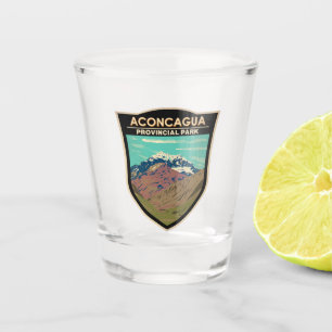 Aconcagua Provincial Park Argentina Travel Vintage Shot Glass