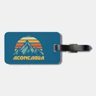 Aconcagua Retro Turquoise Luggage Tag