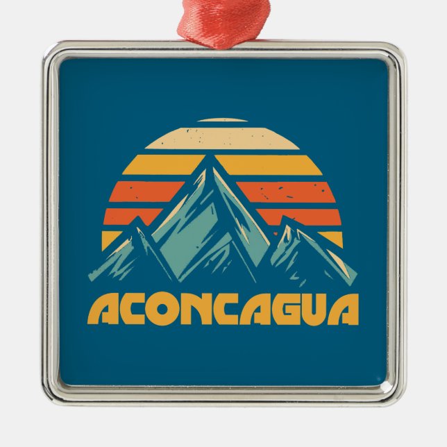 Aconcagua Retro Turquoise Metal Tree Decoration (Front)