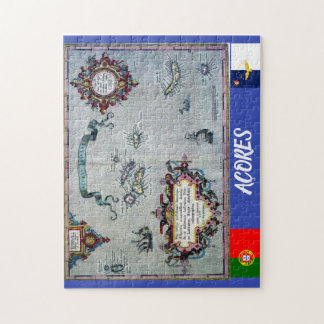 AÇORES Historical Map Jigsaw Puzzle
