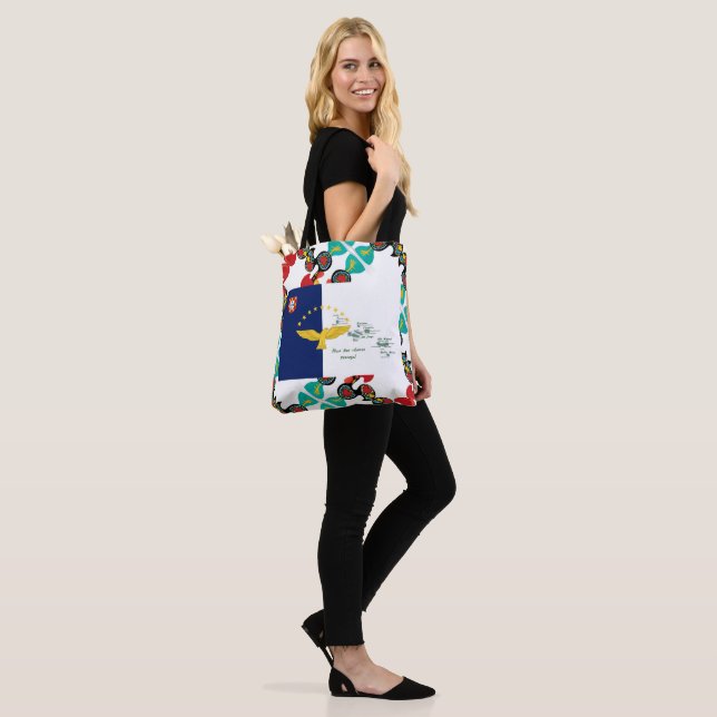 Açores Portugal Tote Bag (On Model)