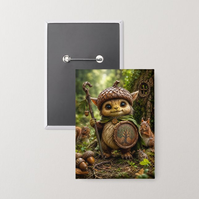 Acorn Guardian Cute Forest Monster (Front/Back)