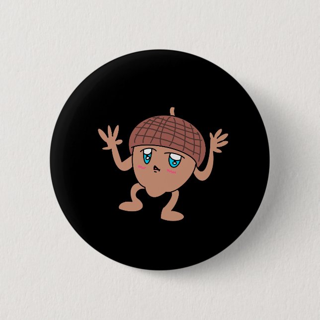 Acorn Guy Button  (Front)