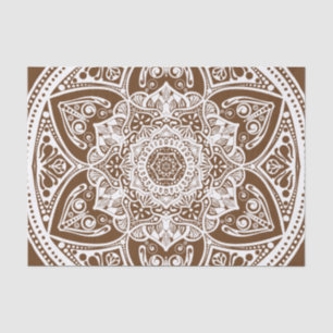 Acorn Mandala Tissue Paper