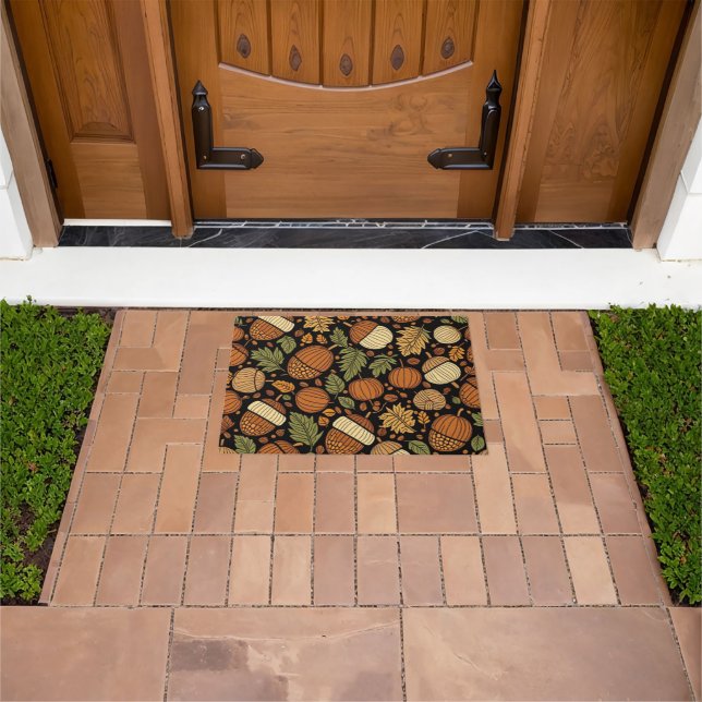Acorn Pattern Harvest Day Doormat (Outdoor)