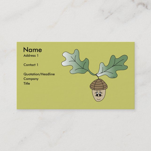 Acorn Profile Card (Front)
