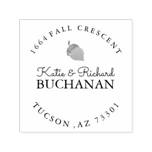 Acorn Rubber Address Stamp