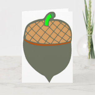 Acorn Sketch Card