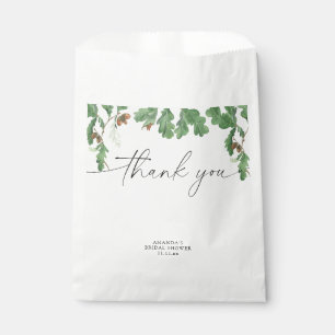 Acorn tree bridal shower favour bags