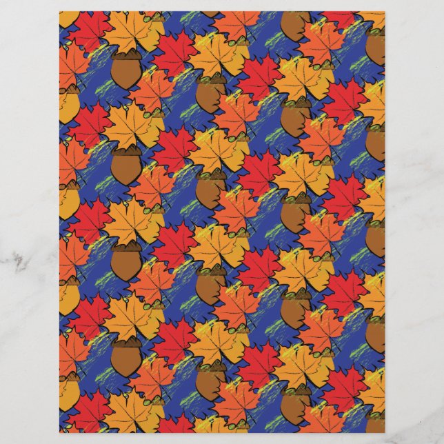 Acorns and leaves I (Front)
