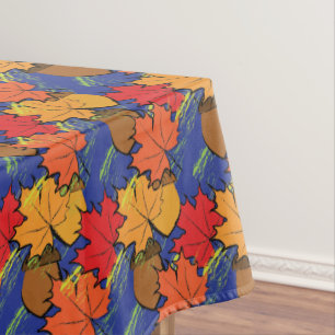 Acorns and leaves I Tablecloth