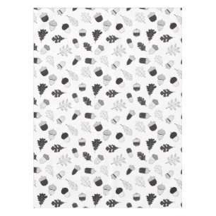 Acorns and leaves tablecloth