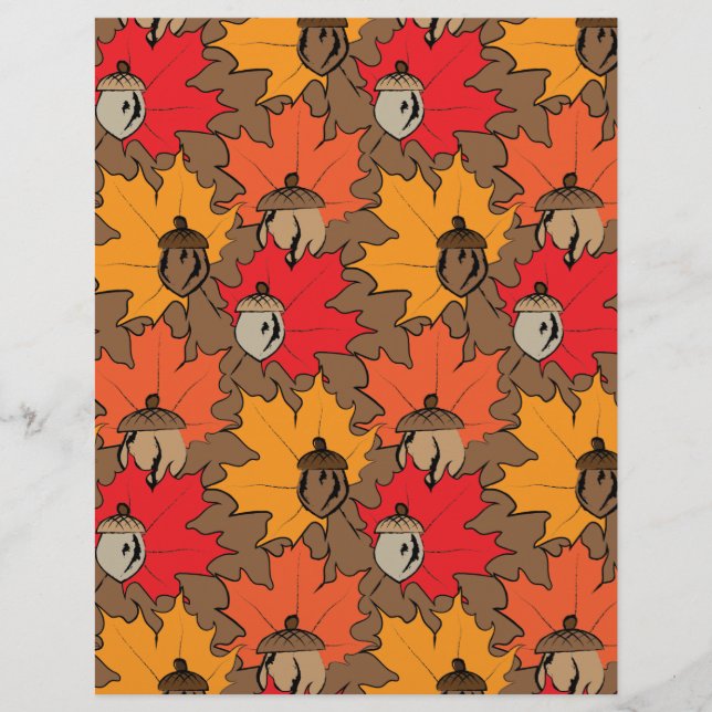 Acorns and leaves V (Front)