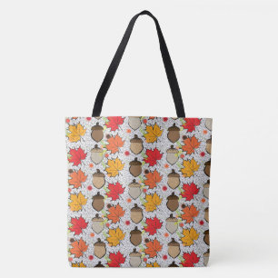 Acorns and leaves VII Tote Bag
