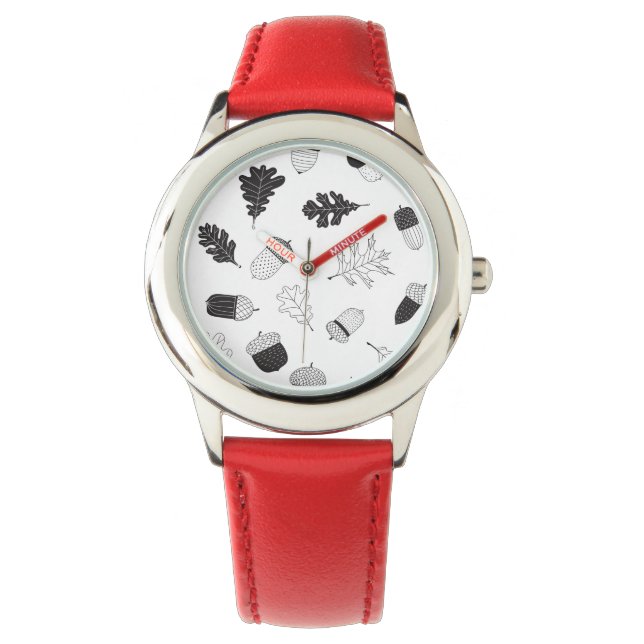 Acorns and leaves watch (Front)