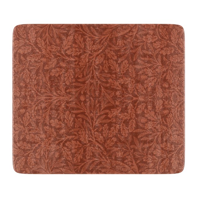 Acorns and Oak Leaves (by William Morris) Cutting Board (Front)