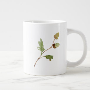 Acorns and Oak Leaves Large Coffee Mug