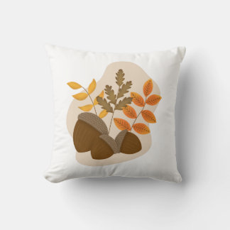 Acorns Autumn Fall  Cushion