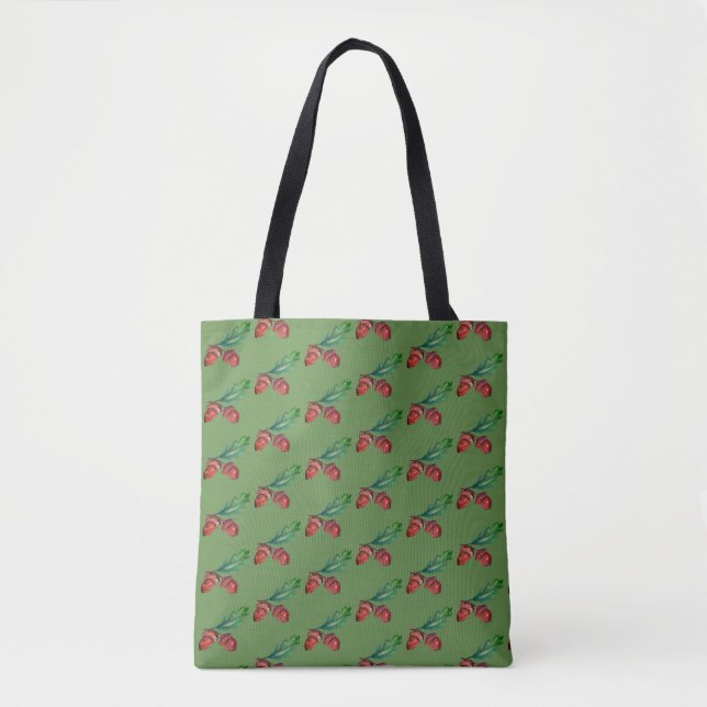 Acorns Drawing , Fall  Tote (Front)