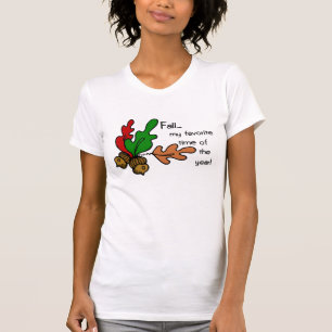 Acorns & Leaves - Fall My Favorite Time T-Shirt