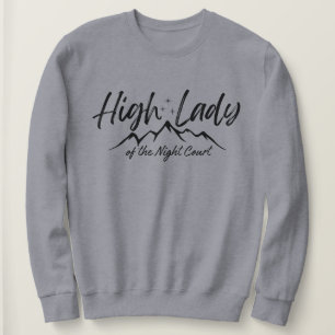 ACOTAR Feyre High Lady of the Night Court Velaris Sweatshirt