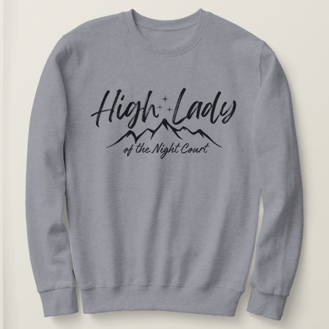 ACOTAR Feyre High Lady of the Night Court Velaris Sweatshirt (Design Front)