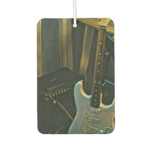 acoustic bass electric guitar gift car air freshener