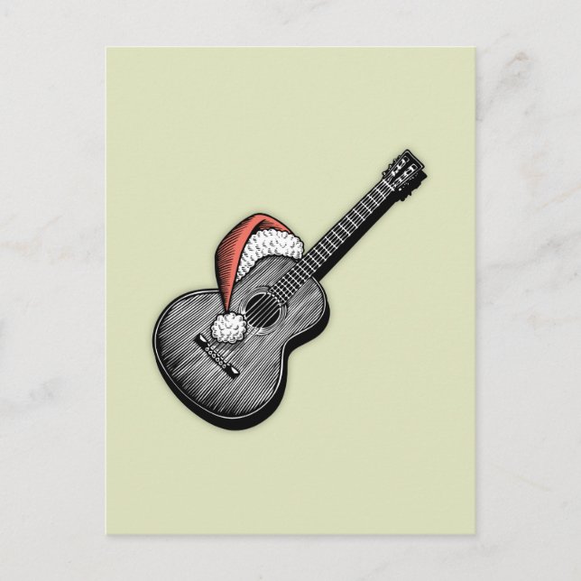 Acoustic Claus Postcard (Front)