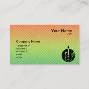 Acoustic Guitar Business Card